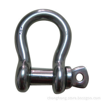 Stainless Steel AISI304/AISI316 US Type Dee/Anchor Shackle, Customized Special Designs Available